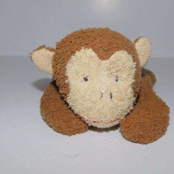 VTG Russ Home Buddies Brown Terrycloth Floppy Monkey Coco 11" Bean Bag Stuffed - Picture 7 of 7